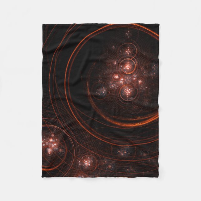 Starlight Abstrakt Art Fleecedecke (Vorderseite)