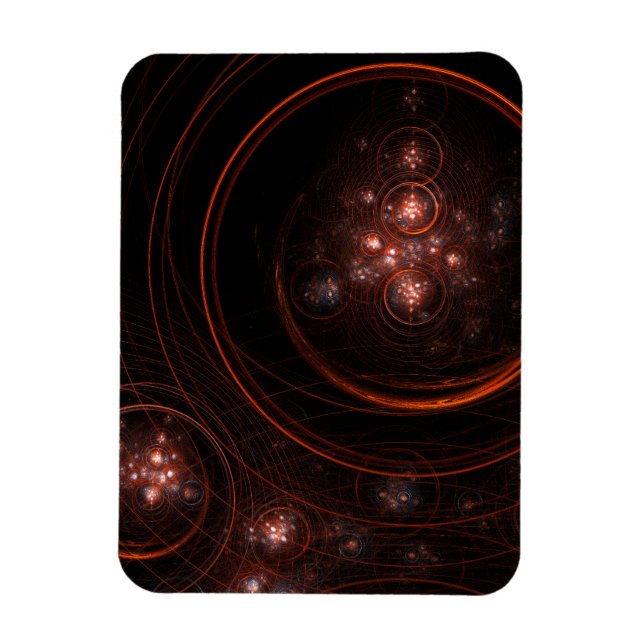 Starlight Abstrakt Art Premium Magnet (Vertikal)