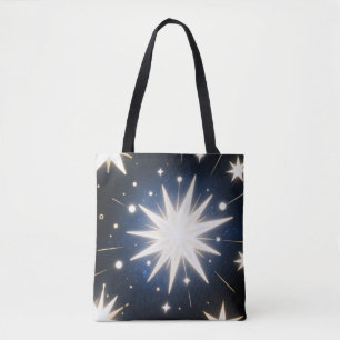 Starlight Bursts, strahlendes kosmisches Muster Tasche