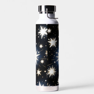 Starlight Bursts, strahlendes kosmisches Muster Trinkflasche