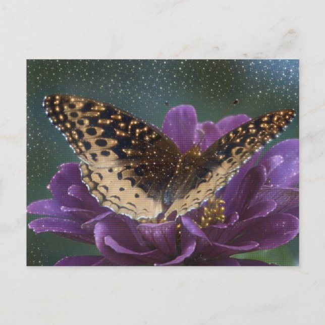 Starlight Butterfly Postkarte (Vorderseite)