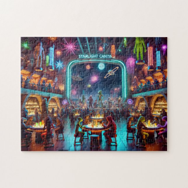 Starlight Cantina Cosmic Alien Bar (Horizontal)