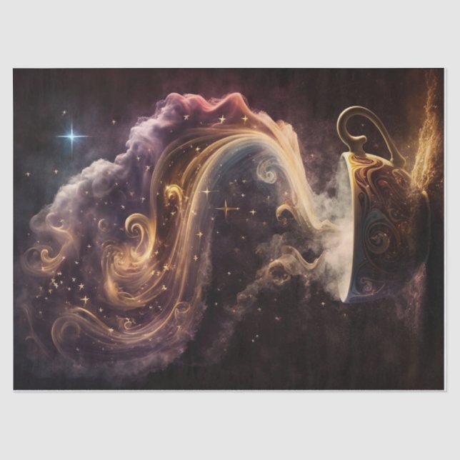 Starlight Coffee, Steaming Cuppa Joe Seidenpapier (Vorderseite)