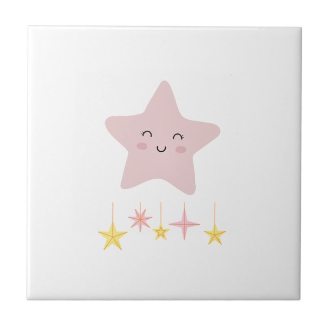 Starlight Dreamer Keramik Tile Fliese (Vorderseite)