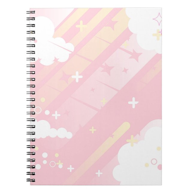 Starlight Dreamer Spiral Foto Notebook Notizblock (Vorderseite)