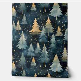 Starlight Evergreen Dreams Botanisch Tapete