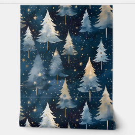 Starlight Evergreen Dreams Botanisch Tapete