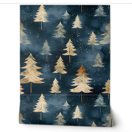 Starlight Evergreen Dreams Botanisch Tapete