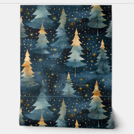 Starlight Evergreen Dreams Botanisch Tapete