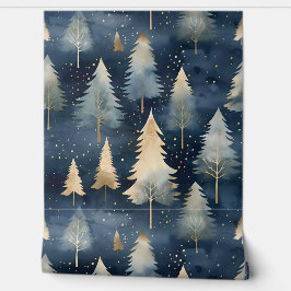 Starlight Evergreen Dreams Botanisch Tapete