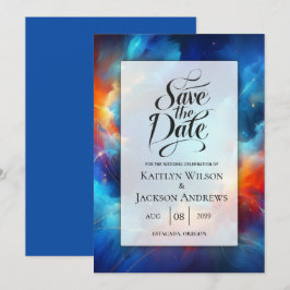Starlight Fusion von Feuer und Eishochzeit Save The Date