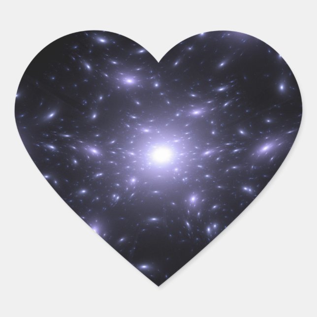 Starlight Herz-Aufkleber (Vorderseite)