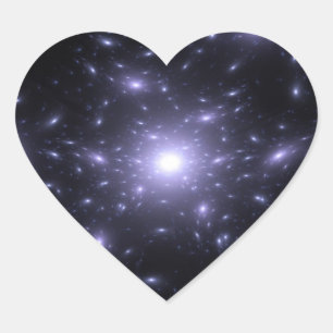 Starlight Herz-Aufkleber