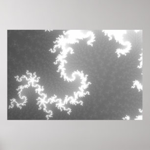 Starlight in Schwarz und Weiß Poster