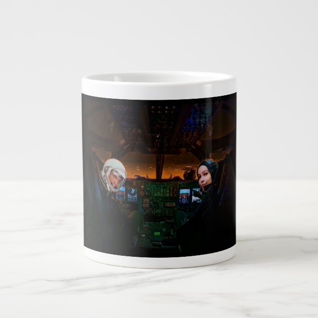 Starlight-Kosmonauten Jumbo-Tasse (Vorderseite)