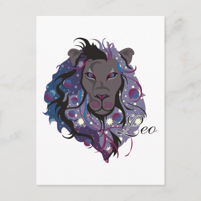 Starlight Leo Postkarten (Vorderseite)