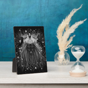 Starlight Lion mit Crosstramm Fotoplatte