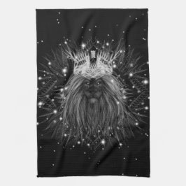 Starlight Lion mit Crosstramm Geschirrtuch