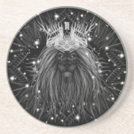 Starlight Lion mit Crosstramm Getränkeuntersetzer