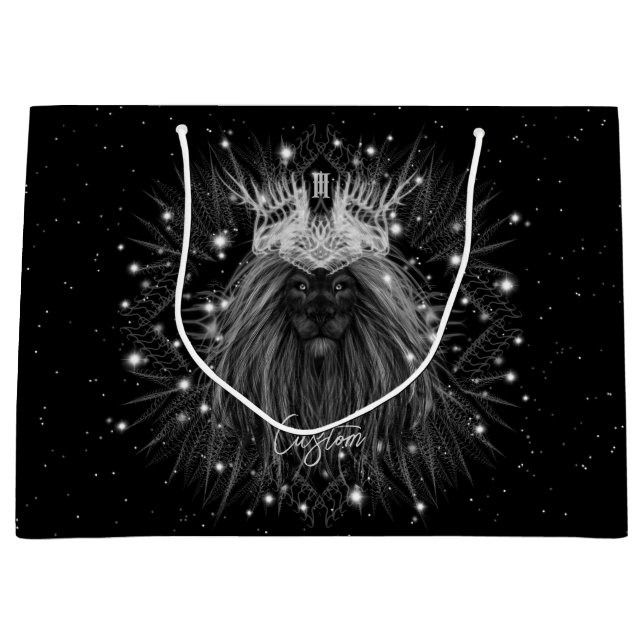 Starlight Lion mit Crosstramm Große Geschenktüte (Vorderseite)