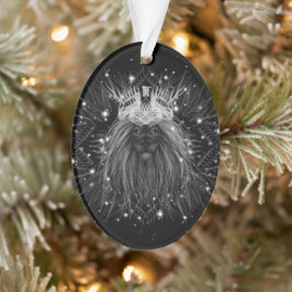 Starlight Lion mit Crosstramm Ornament