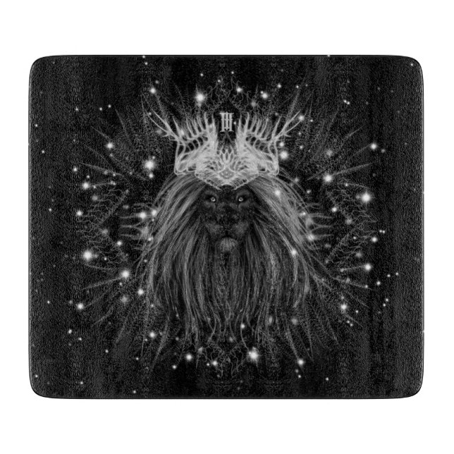 Starlight Lion mit Crosstramm Schneidebrett (Vorderseite)