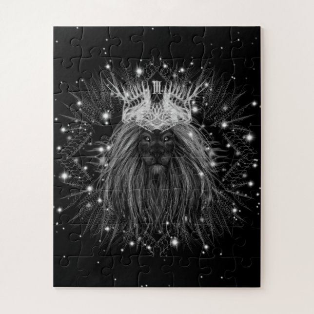 Starlight Lion with Crown Monogram (Vertikal)