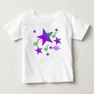 Starlight Lullaby Key Lime Green Baby Romper Baby T-shirt