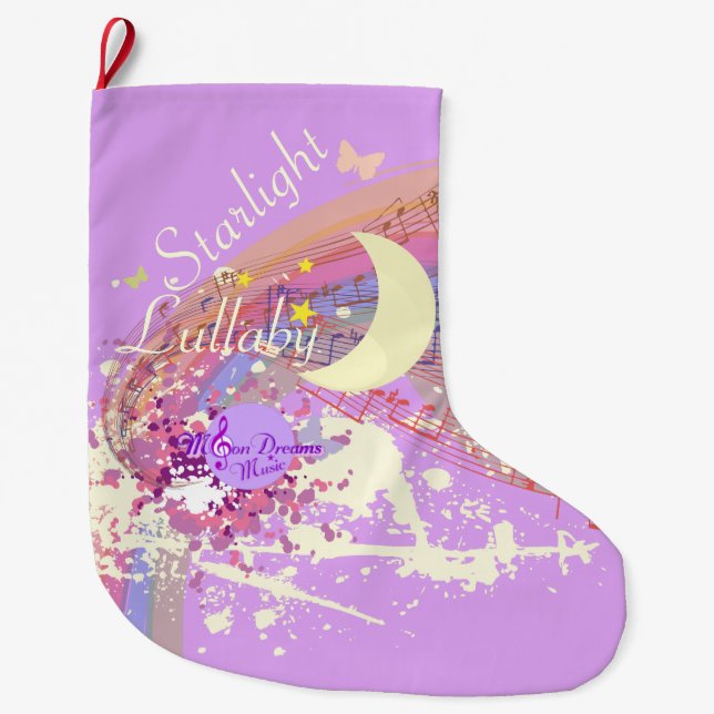Starlight Lullaby Weihnachts-Strumpf Großer Weihnachtsstrumpf (Vorderseite)