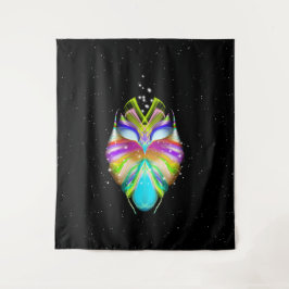 Starlight Oracle Owl Wandteppich