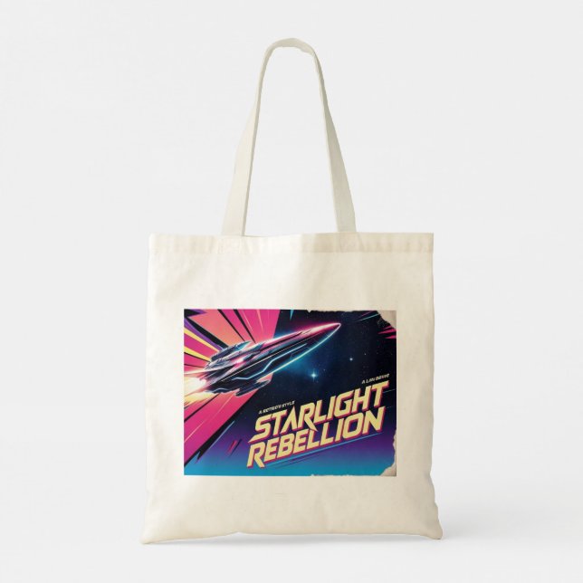 Starlight Rebellion Retro Pop Culture Tasche (Rückseite)