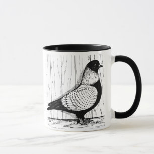 Starling Taube Silber-gesprenkelt 1979 Tasse