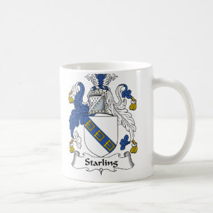Starlings-Familienwappen Kaffeetasse