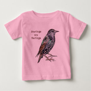 Starlings sind Darlings Baby T-shirt