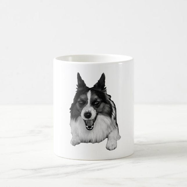 Starlit Corgi Greeting Kaffeetasse (Mittel)