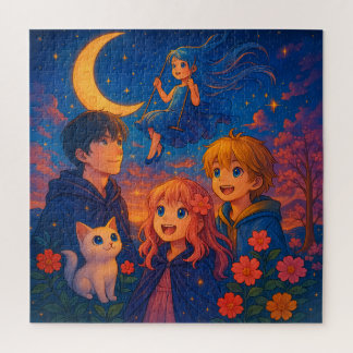 "Starlit Dreams - Moonlight Fantasy Puzzle"