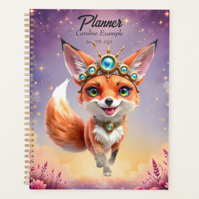 Starlit Fox of the Moonlit Meadows.  Planer (Vorderseite)