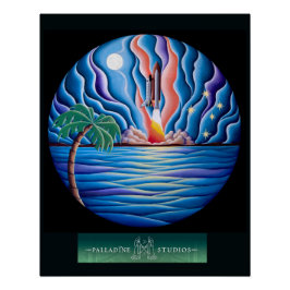 'Starlit Journey' Glossy Poster