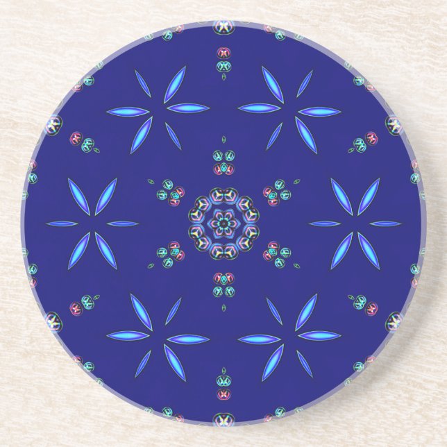 Starlit Kaleidoskop Getränkeuntersetzer (Vorne)