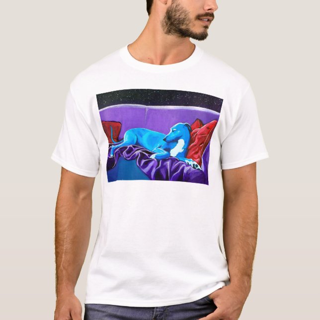 'Starlit lurcher T-Shirt (Vorderseite)