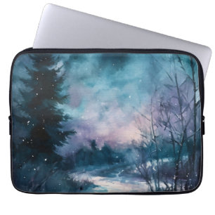 Starlit Path Through the Frost Laptopschutzhülle