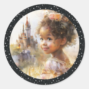 Starlit Quest: Prinzessin Rette das Königreich Runder Aufkleber