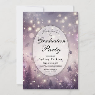 Starlit-Verzauberung in der Blütestudienparty Einladung
