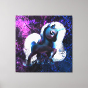 Starmist Unicorn Leinwanddruck