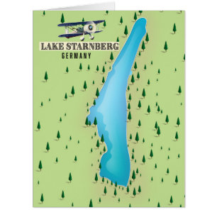 Starnberg - Vintages Styling-Poster.
