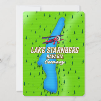 Starnberger Bavaria Deutschland Reiseplakat