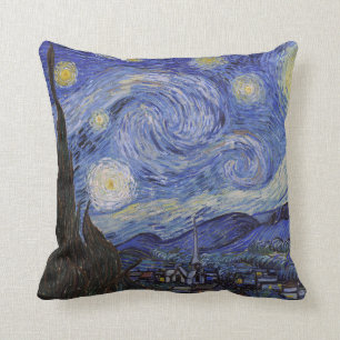 Starnight von Vincent Willem van Gogh Gemälde Kissen