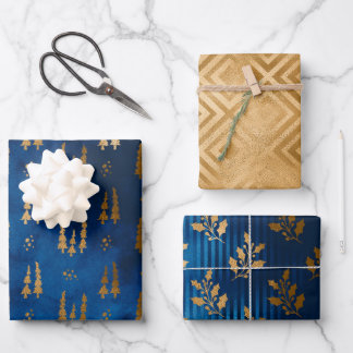 Starnight Winter Weihnachtswrapping Paper Geschenkpapier Set
