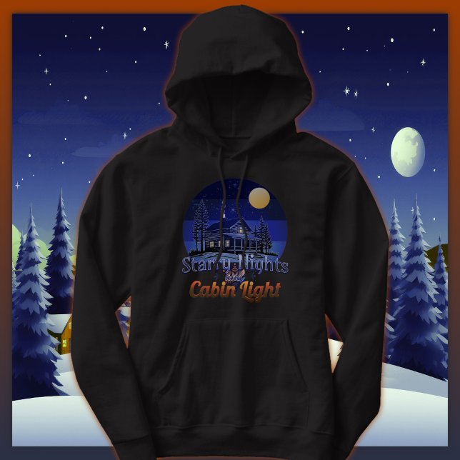 Starnights und Cabin Light Retro Sunset Hoodie (Von Creator hochgeladen)
