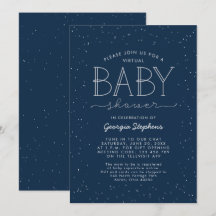 Starre virtuelle Babydusche